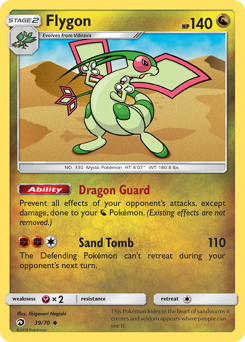Flygon #39 Flygon - Dragon Majesty - #39 - Pokemon TCG card