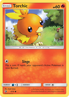 Torchic #4 Torchic - Dragon Majesty - #4 - Pokemon TCG card