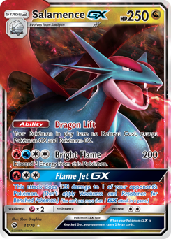 Salamence-GX #44 Salamence-GX - Dragon Majesty - #44 - Pokemon TCG card