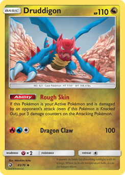 Druddigon - Dragon Majesty - #45 - Pokemon TCG card