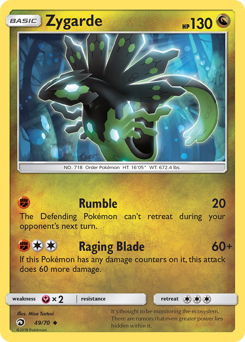 Zygarde #49 Zygarde - Dragon Majesty - #49 - Pokemon TCG card