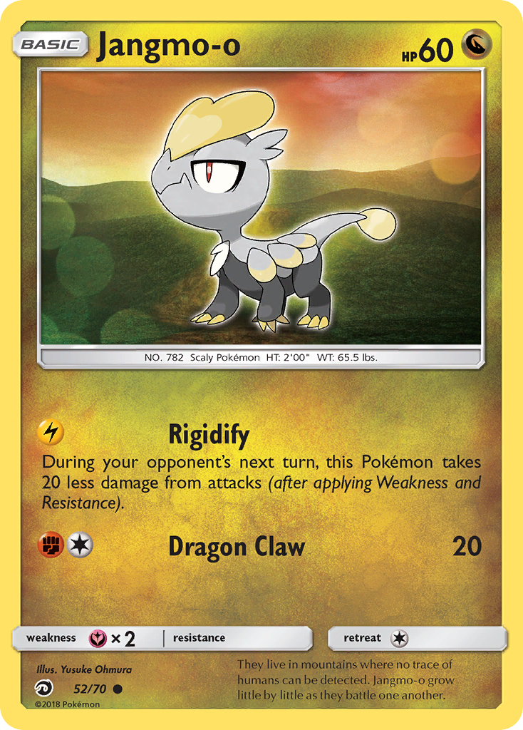 Jangmo-o - Dragon Majesty - #52 - Pokemon TCG card