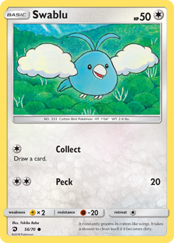 Swablu #56 Swablu - Dragon Majesty - #56 - Pokemon TCG card