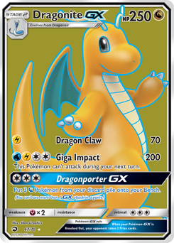 Dragonite-GX #67 Dragonite-GX - Dragon Majesty - #67 - Pokemon TCG card