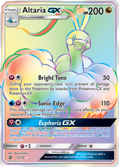 Altaria-GX #72 Altaria-GX - Dragon Majesty - #72 - Pokemon TCG card