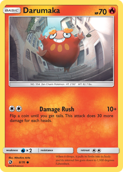 Darumaka #8 Darumaka - Dragon Majesty - #8 - Pokemon TCG card