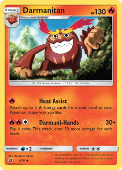 Darmanitan - Dragon Majesty - #9 - Pokemon TCG card