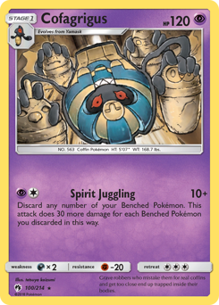 Cofagrigus - Lost Thunder - #100 - Pokemon TCG card