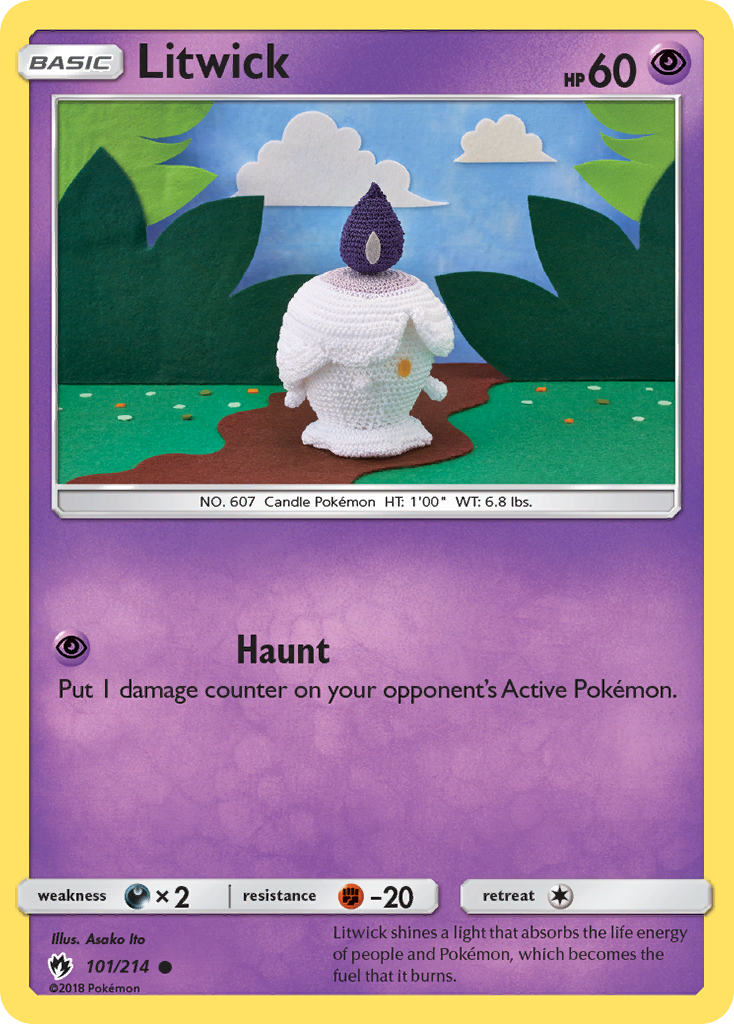 Litwick - Lost Thunder - #101 - Pokemon TCG card