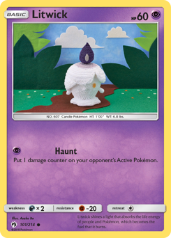Litwick #101 Litwick - Lost Thunder - #101 - Pokemon TCG card