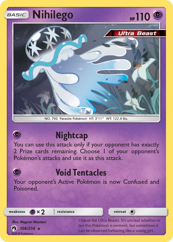Nihilego - Lost Thunder - #106 - Pokemon TCG card