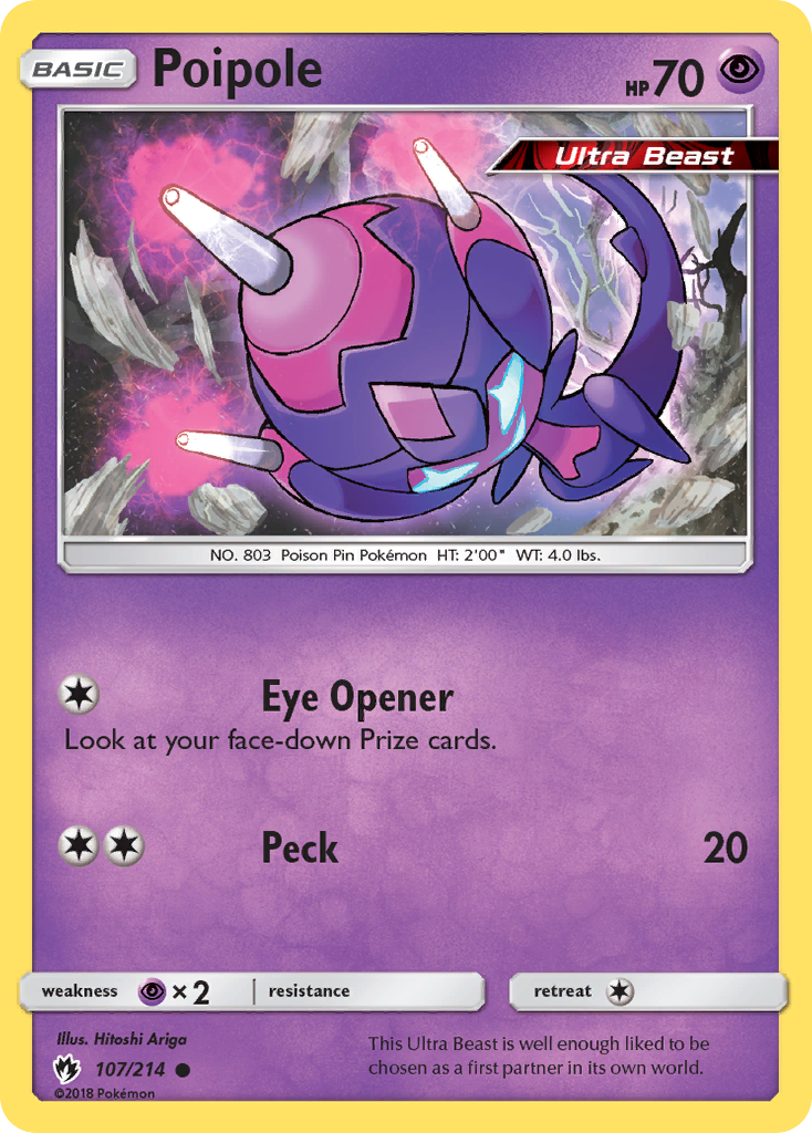Poipole - Lost Thunder - #107 - Pokemon TCG card