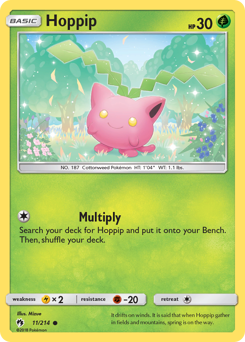 Hoppip #11 Hoppip - Lost Thunder - #11 - Pokemon TCG card