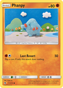 Phanpy - Lost Thunder - #111 - Pokemon TCG card