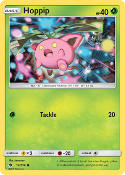 Hoppip #12 Hoppip - Lost Thunder - #12 - Pokemon TCG card