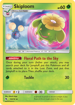 Skiploom - Lost Thunder - #13 - Pokemon TCG card