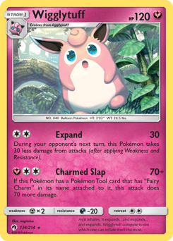 Wigglytuff - Lost Thunder - #134 - Pokemon TCG card