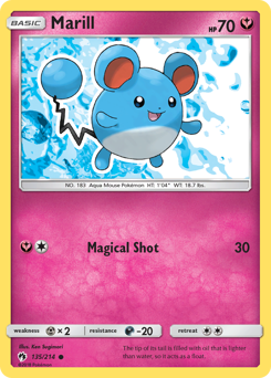 Marill #135 Marill - Lost Thunder - #135 - Pokemon TCG card