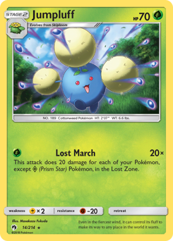 Jumpluff - Lost Thunder - #14 - Pokemon TCG card
