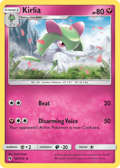 Kirlia #140 Kirlia - Lost Thunder - #140 - Pokemon TCG card