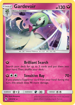 Gardevoir #141 Gardevoir - Lost Thunder - #141 - Pokemon TCG card