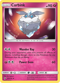 Carbink - Lost Thunder - #143 - Pokemon TCG card