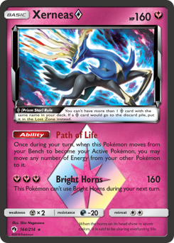 Xerneas ◇ - Lost Thunder - #144 - Pokemon TCG card