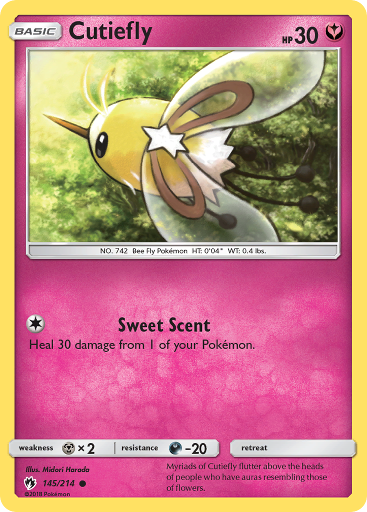 Cutiefly - Lost Thunder - #145 - Pokemon TCG card