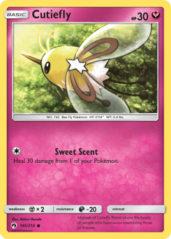 Cutiefly - Lost Thunder - #145 - Pokemon TCG card