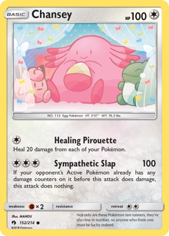 Chansey #152 Chansey - Lost Thunder - #152 - Pokemon TCG card