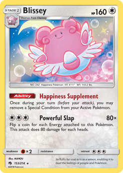 Blissey - Lost Thunder - #153 - Pokemon TCG card