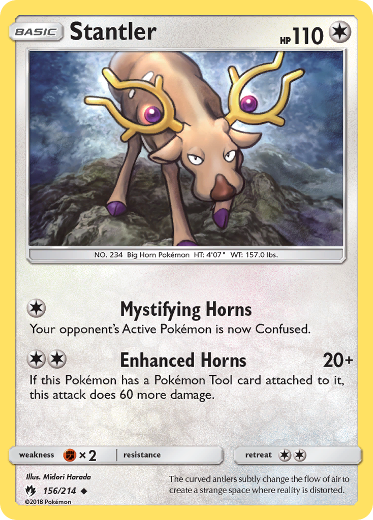 Stantler - Lost Thunder - #156 - Pokemon TCG card