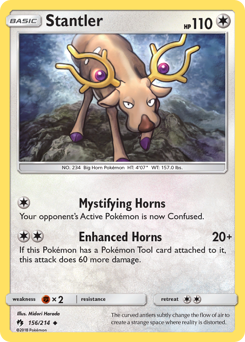 Stantler - Lost Thunder - #156 - Pokemon TCG card