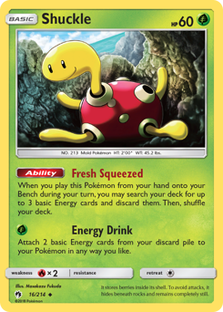 Shuckle - Lost Thunder - #16 - Pokemon TCG card