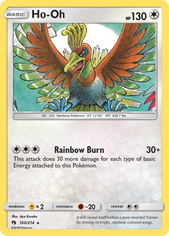 Ho-Oh #160 Ho-Oh - Lost Thunder - #160 - Pokemon TCG card