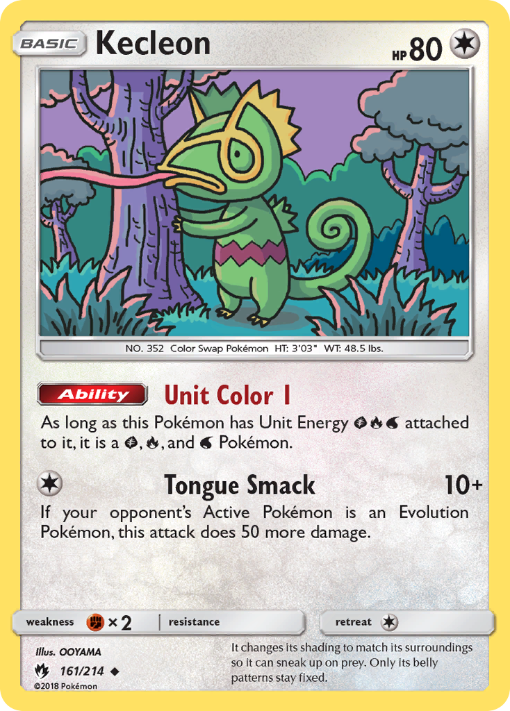 Kecleon - Lost Thunder - #161 - Pokemon TCG card