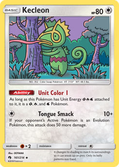 Kecleon #161 Kecleon - Lost Thunder - #161 - Pokemon TCG card