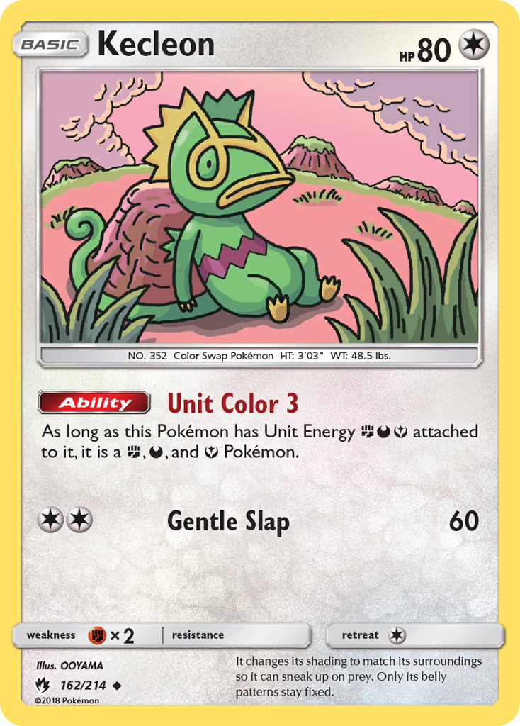 Kecleon - Lost Thunder - #162 - Pokemon TCG card