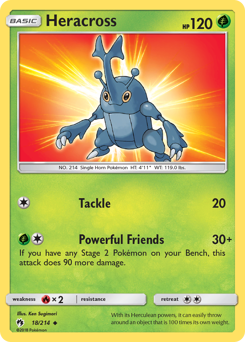 Heracross - Lost Thunder - #18 - Pokemon TCG card