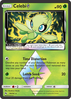 Celebi ◇ #19 Celebi ◇ - Lost Thunder - #19 - Pokemon TCG card