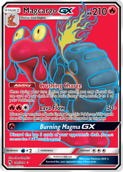 Magcargo-GX #198 Magcargo-GX - Lost Thunder - #198 - Pokemon TCG card
