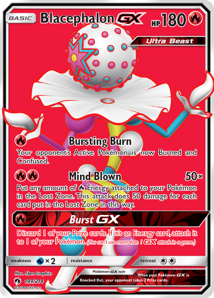 Blacephalon-GX - Lost Thunder - #199 - Pokemon TCG card