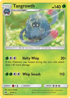Tangrowth #2 Tangrowth - Lost Thunder - #2 - Pokemon TCG card