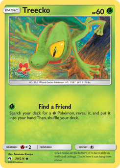 Treecko #20 Treecko - Lost Thunder - #20 - Pokemon TCG card