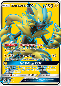 Zeraora-GX #201 Zeraora-GX - Lost Thunder - #201 - Pokemon TCG card