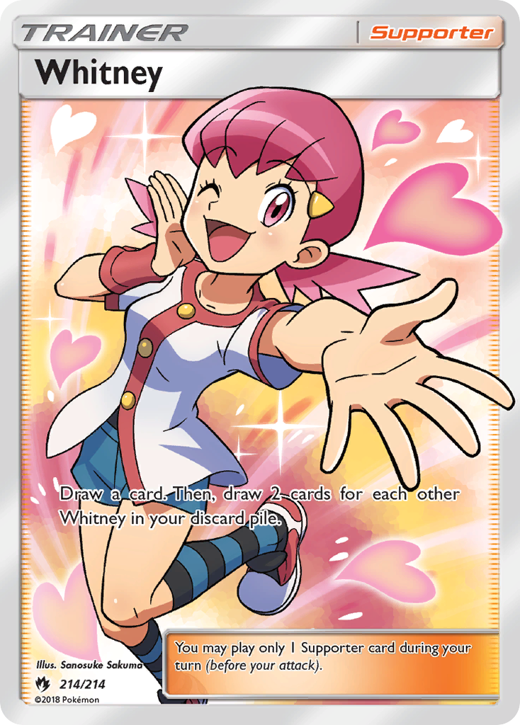Whitney - Lost Thunder - #214 - Pokemon TCG card