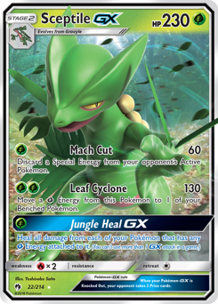 Sceptile-GX #22 Sceptile-GX - Lost Thunder - #22 - Pokemon TCG card
