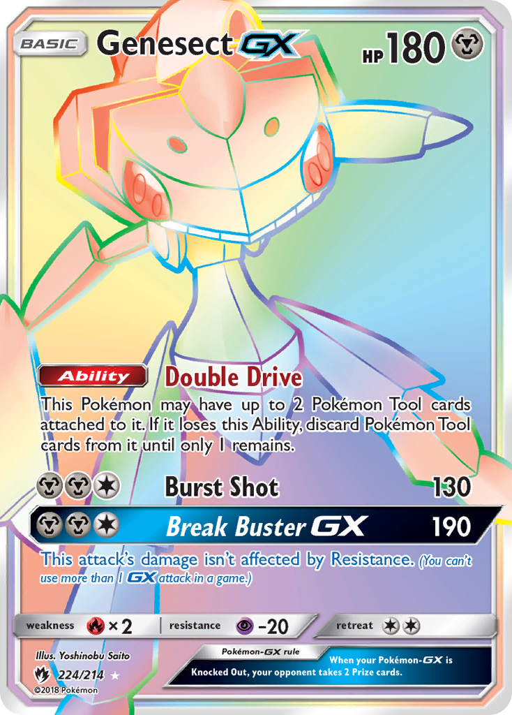 Genesect-GX - Lost Thunder - #224 - Pokemon TCG card
