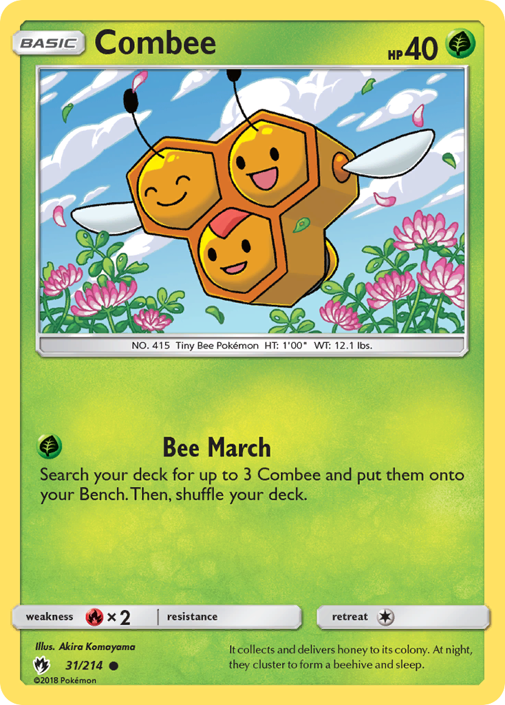 Combee - Lost Thunder - #31 - Pokemon TCG card