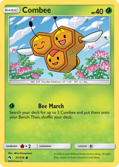 Combee - Lost Thunder - #31 - Pokemon TCG card